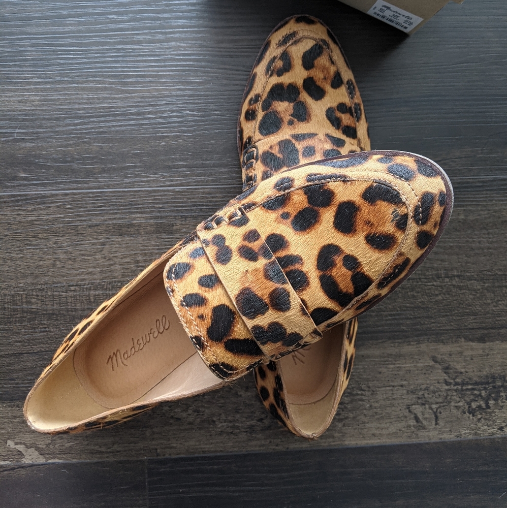 The Alex Loafer in Leopard Calf Hair